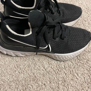 Nike Black and White Athletic Shoes